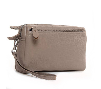 Сумка Шкіряна Жіноча Клатч ALEX RAI BM 60071 l-grey