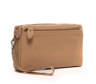 Сумка Шкіряна Жіноча Клатч ALEX RAI BM 60071 camel