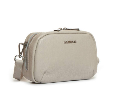 Сумка Шкіряна Жіноча Класична ALEX RAI 99107 l-grey
