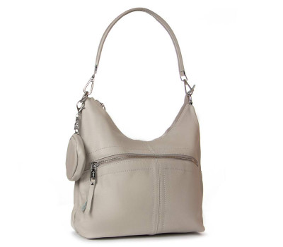 Сумка Шкіряна Жіноча Класична ALEX RAI 2035-9 white-grey