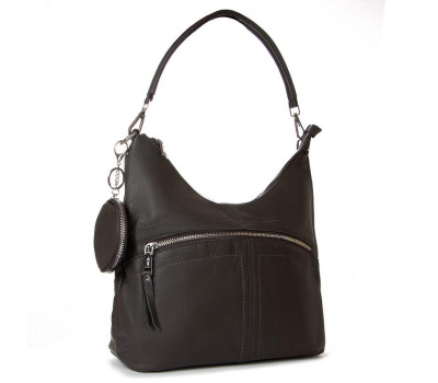 Сумка Шкіряна Жіноча Класична ALEX RAI 2035-9 d-grey