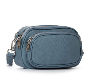 Сумка Шкіряна Жіноча Класична ALEX RAI 99112 blue