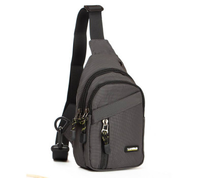 Сумка Мужская На Плечо нейлон Lanpad 82056 grey Podium