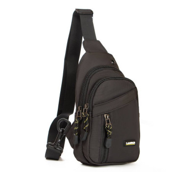 Сумка Мужская На Плечо нейлон Lanpad 82056 black Podium