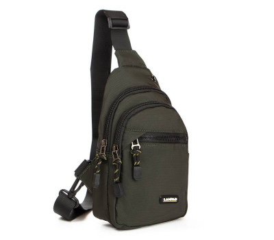 Сумка Мужская На Плечо нейлон Lanpad 82060 green Podium