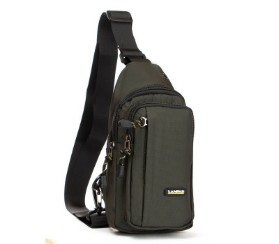 Сумка Мужская На Плечо нейлон Lanpad 6035 green Podium