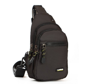 Сумка Мужская На Плечо нейлон Lanpad 82060 black Podium