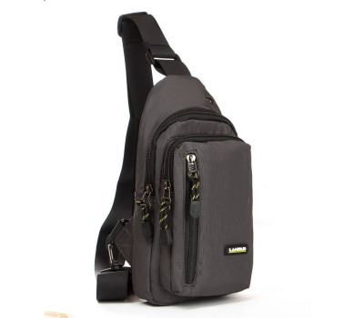 Сумка Мужская На Плечо нейлон Lanpad 6033 grey Podium