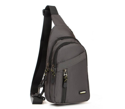 Сумка Мужская На Плечо нейлон Lanpad 82055 grey Podium
