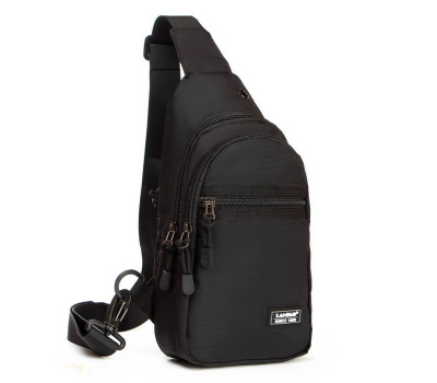 Сумка Мужская На Плечо нейлон Lanpad 82050 black Podium