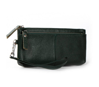 Косметичка шкіряна A-00276-5 d-green Podium