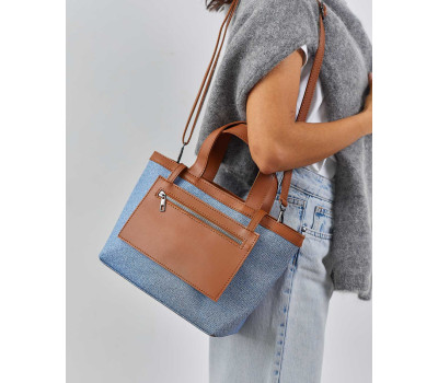 Жіноча сумка «Космо» джинс з карамелю WeLassie