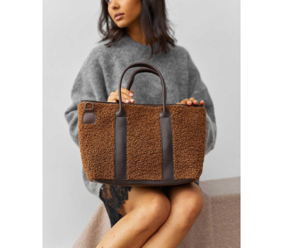 Женская сумка «Аманда» шоколадная WeLassie