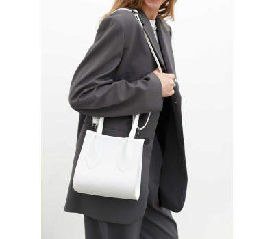 Стильна жіноча сумочка «Ліана» біла WeLassie