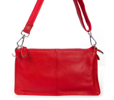 Сумка Женская Клатч кожа ALEX RAI 8801-2 red Podium