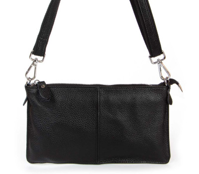 Сумка Шкіряна Жіноча Клатч ALEX RAI 8801-2 black Podium