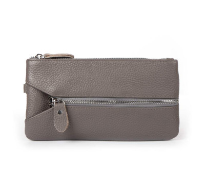 Косметичка шкіра 6001-A grey Podium