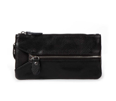 Косметичка шкіра 6001-A black Podium