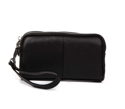 Косметичка шкіра 6002-A black Podium