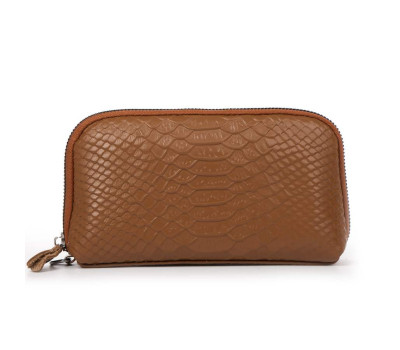 Косметичка шкіра 60096 L-brown Podium