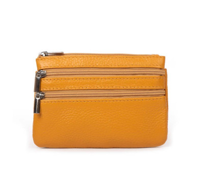 Косметичка шкіра A-00141 yellow Podium