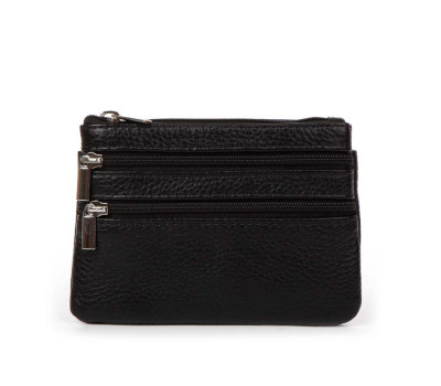 Косметичка шкіра A-00141 black Podium