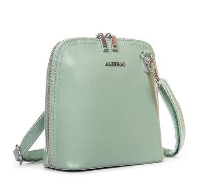 Сумка Шкіряна Жіноча Класична ALEX RAI 32-8803 green Podium