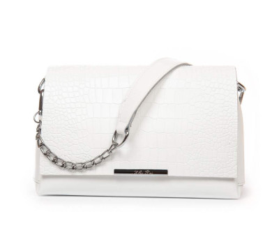 Сумка Шкіряна Жіноча Класична ALEX RAI 9717 white Podium