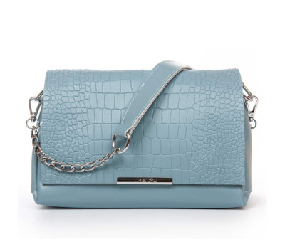 Сумка Шкіряна Жіноча Класична ALEX RAI 9717 blue Podium