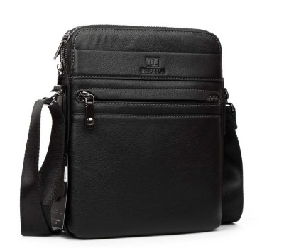 Сумка Шкіряна Чоловіча Планшет BRETTON 1670-3 black Podium