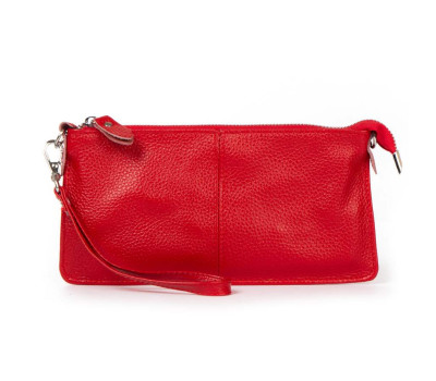 Сумка Шкіряна Жіноча Клатч ALEX RAI 8801-3 red Podium