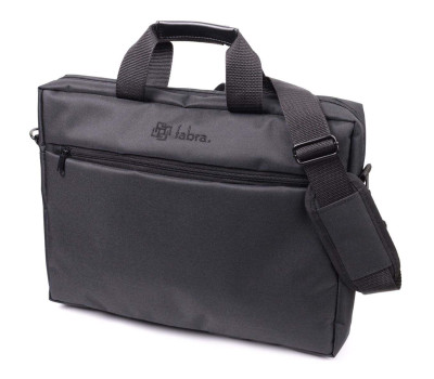 Практична ділова сумка з якісного поліестеру FABRA 22585 Чорний