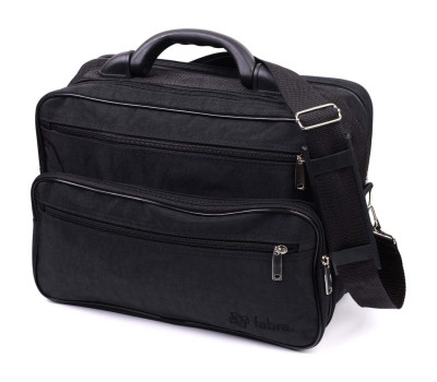 Мужская сумка с надежной пластиковой ручкой из полиэстера FABRA 22587 Черный