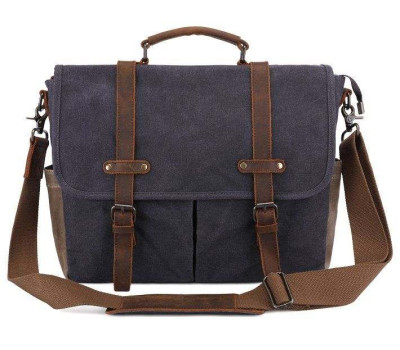 Сумка текстильна Vintage 20059 Сіра