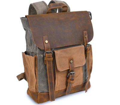 Рюкзак комбінований дорожній Vintage 20113 Сірий