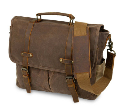 Сумка-портфель на плече Vintage 20116 Коричнева