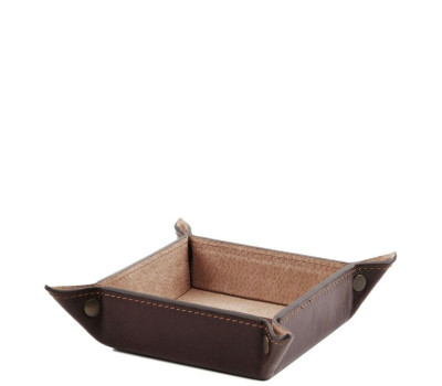 Tuscany TL141272 - Ексклюзивний шкіряний лоток для дрібниць мала модель