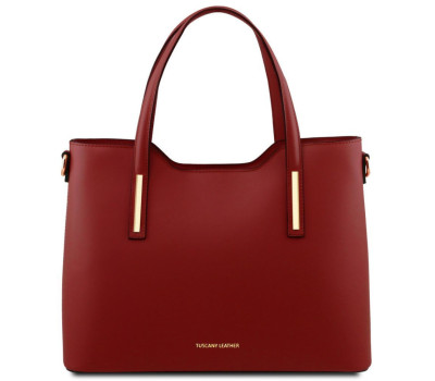 Сумка тоут через плече жіноча шкіряна OLIMPIA Tuscany TL141412