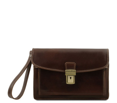 Кожаная сумка барсетка Tuscany Leather Max TL8075