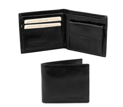 Эксклюзивный кожаный мужской бумажник тройного сложения Tuscany TL141377