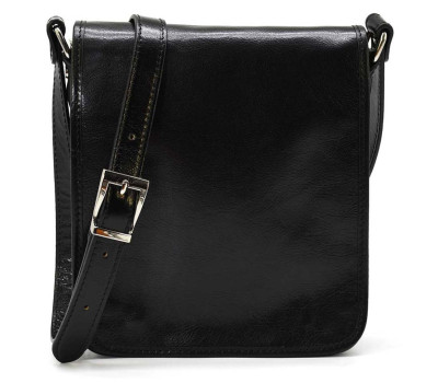 Стильний шкіряний чоловічий планшет через плече Firenze