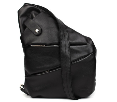Чоловіча сумка через плече чорна для лівші TARWA GA-6405-4lx