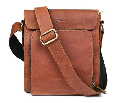 Чоловіча шкіряна сумка через плече RB-30272-3md TARWA