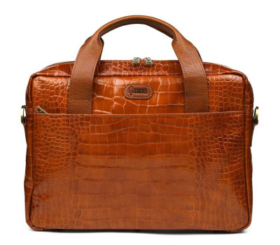 Шкіряна сумка з тисненням під рептилію TARWA REP1-1813-4lx