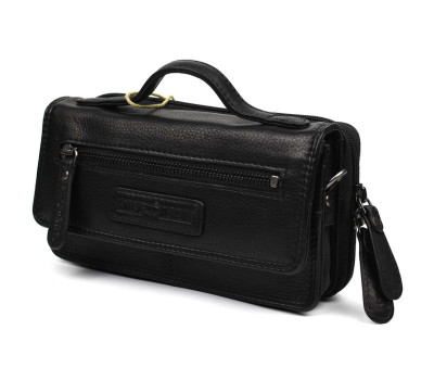 Чоловіча сумка барсетка Hill Burry HB3351A чорна