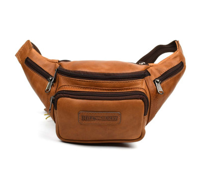 Сумка чоловіча зі шкіри Hill Burry HB3044B коньячна