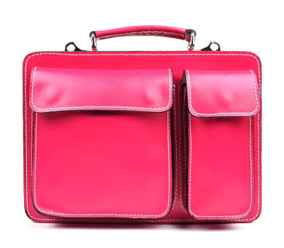 Жіночий портфель шкіряний Firenze FR7007M рожевий