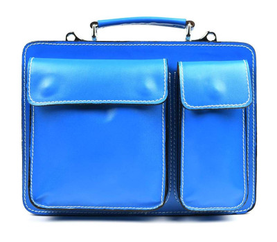 Жіночий портфель шкіряний Firenze FR7007K блакитний