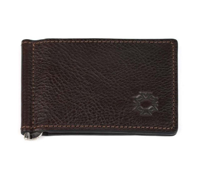 Затискач Carlo Pazolini CP5620 шкіра шоколад