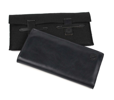 Чоловічий шкіряний гаманець лонгер Pazolini CP2670 синій